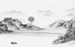 背景墙意境新山水图 tif分层