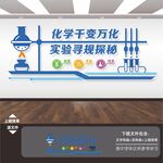 化学实验室文化墙
