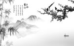 花鸟 最新意境山水 tif分层