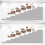学校楼梯文化墙