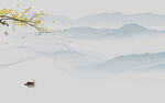 中国风现代风景山水 Tif分层