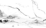 客厅 高清简约山水 Tif分层