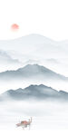 爆款中式山水框画 Tif分层