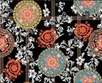 大牌 范思哲 花纹 