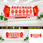 国企党建文化墙