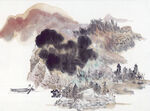 现代山水画 高清