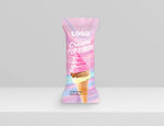 冰淇淋巧克力脆筒包装设计平面图