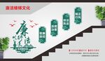廉洁行医楼梯文化