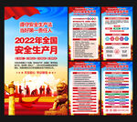 2022年安全月展板