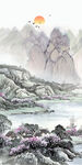 简约新玄关画背景 TIf分层