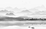 新中式现代灰色山水 TIf分层