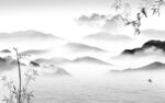 竹子山水新中式画 TiF分层