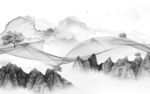 爆款山水新中式画 TiF分层