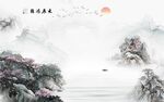 中国风新高档山水画 Tif分层