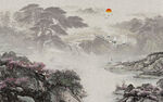 国画装饰山水新画 TiF分层