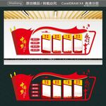 党员活动室党建文化墙