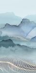 现代 新山水玄关画 TiF分层