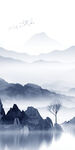 别墅玄关风景框画 TiF分层