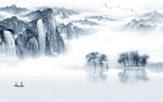 简约 风景高档山水 Tif分层