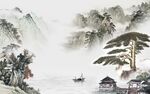 客厅风景最新山水 TIf分层