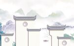 徽派风景最新山水 TIf分层
