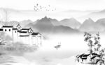 现代 意境大气山水 tiF分层
