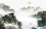 高清 高端简约山水 Tif分层