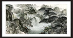 巨幅山水画 