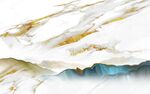 中国风山水鱼肚白画 TIf合层