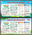 新时代文明实践站宣传栏