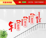  社会主义核心价值观 楼梯墙