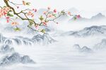 花鸟背景墙