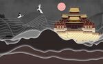 新中式背景墙