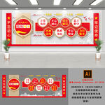 党员风采文化墙