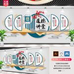 道德讲堂国学文化墙
