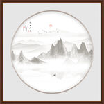 新中式山水画