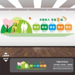 养老院文化墙