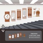 敬老院养老院楼梯楼道文化墙