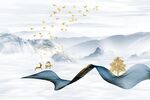 新中式背景墙