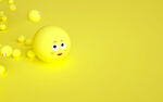 红色表情主图背景图（含C4D）