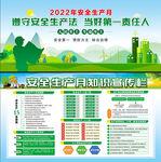 2022年全国安全生产月展板