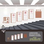 廉政楼梯文化墙