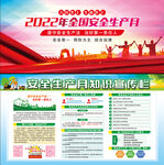 2022年安全生产月展板