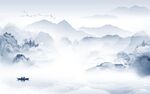 水墨 最新中式山水 TIf分层