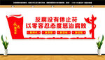反腐败文化墙