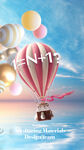  热气球创意海报