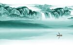 最新高清客厅山水 TIf分层