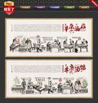 羊杂汤文化墙