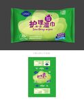 女性湿巾包装 