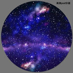 圆形星空吊顶装饰画